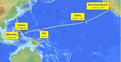 SEA-US submarine cable network SEA-US submarine cable network