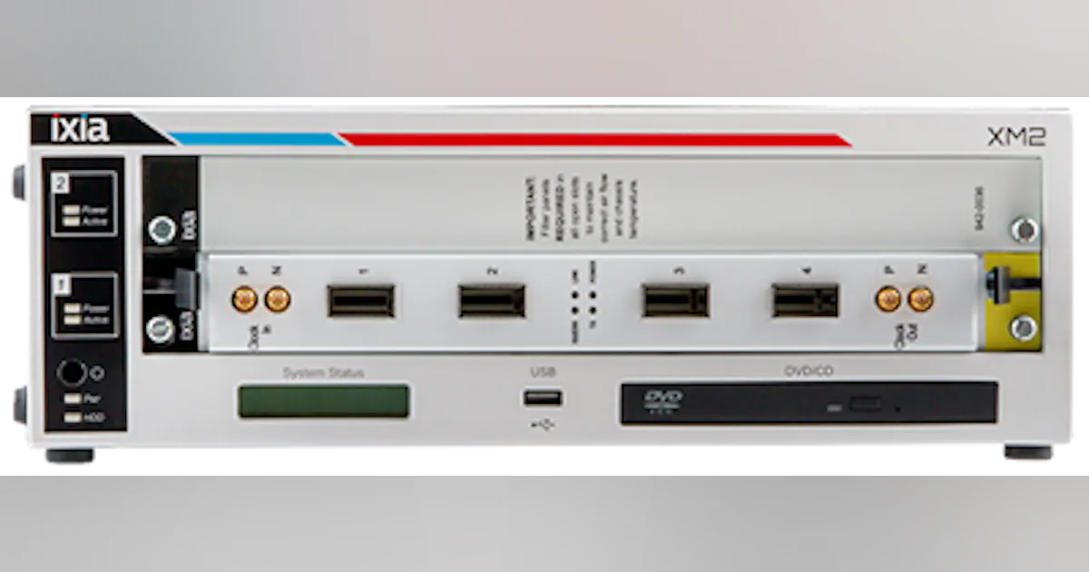 Ixia Load Test Ixia jump starts 400 Gigabit Ethernet test | Lightwave