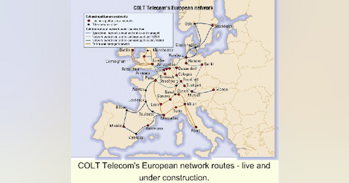 COLT Telecom rolls out Europe's first all-optical networks | Lightwave