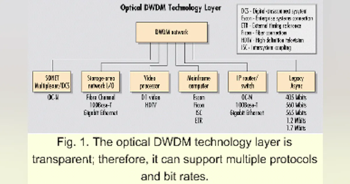 Data services multiply with DWDM in the metro | Lightwave