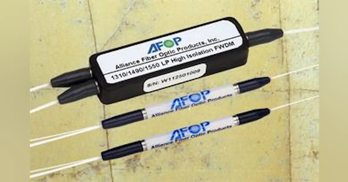 Afop Guide Alliance Fiber Optic Products launches 1310/1490/1550-nm filter WDM ...