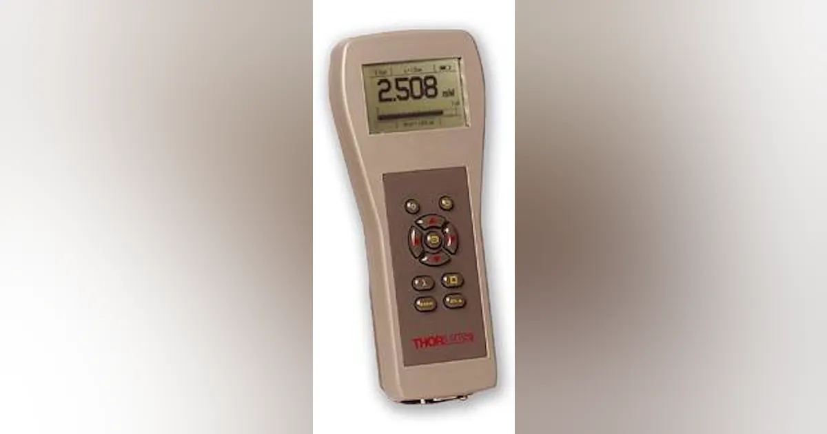 Thorlabs Instrument THORLABS launches handheld optical power meters | Lightwave Online