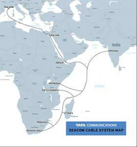 Seacomm E Transfer Tata Communications increases connectivity via SEACOM cable system ...