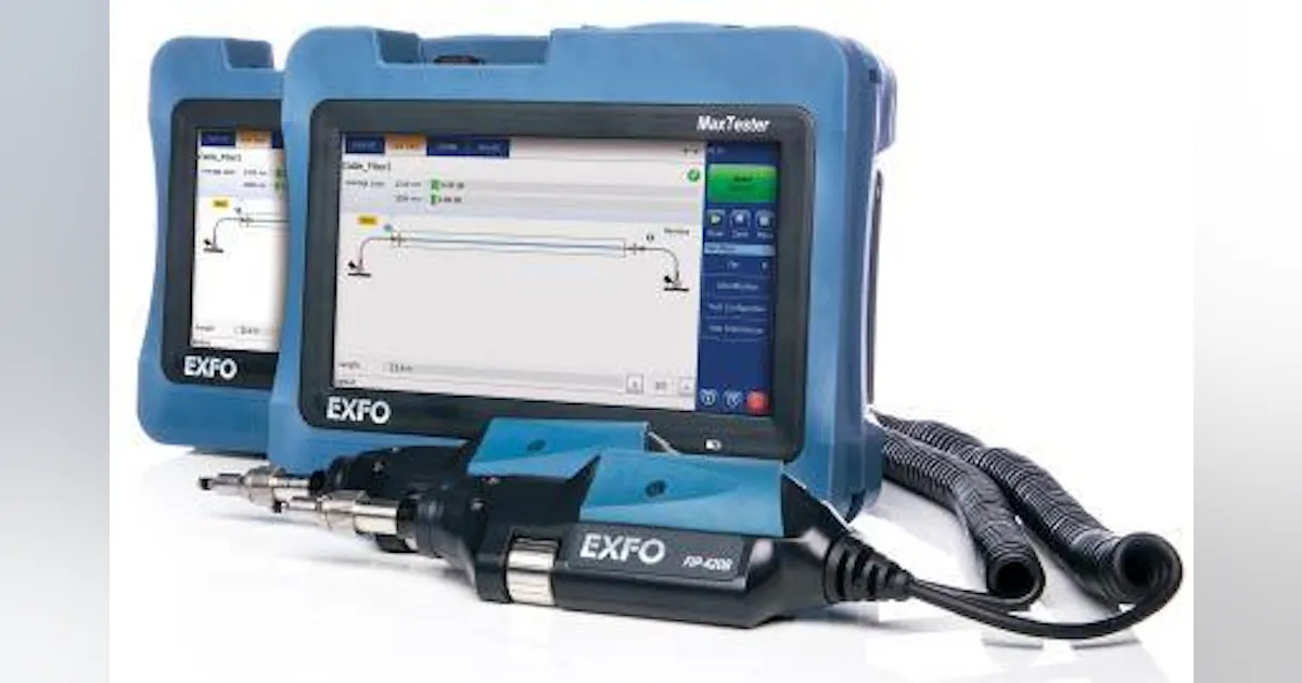 EXFO MaxTester 945 Telco OLTS automates insertion loss, optical return ...