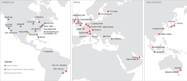 Equinix Completes Verizon Data Center Buy Lightwave