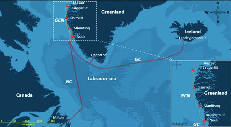 Upgrades To The Greenland Connect Submarine Cable System