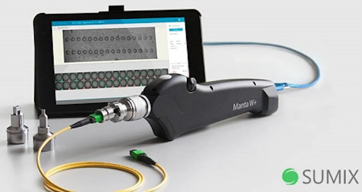 Sumix Manta-W+ Fiber Inspection Microscope | Lightwave