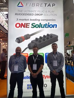 Emtelle, HellermannTyton, and Senko Advanced Components introduced FibreTap at ANGA COM 2019. Emtelle, HellermannTyton, and Senko Advanced Components introduced FibreTap at ANGA COM 2019.