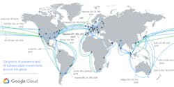 Equiano will be the latest in a series of 14 submarine cable networks in which Google has invested.