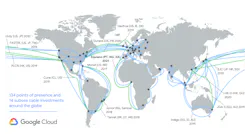 Equiano will be the latest in a series of 14 submarine cable networks in which Google has invested.