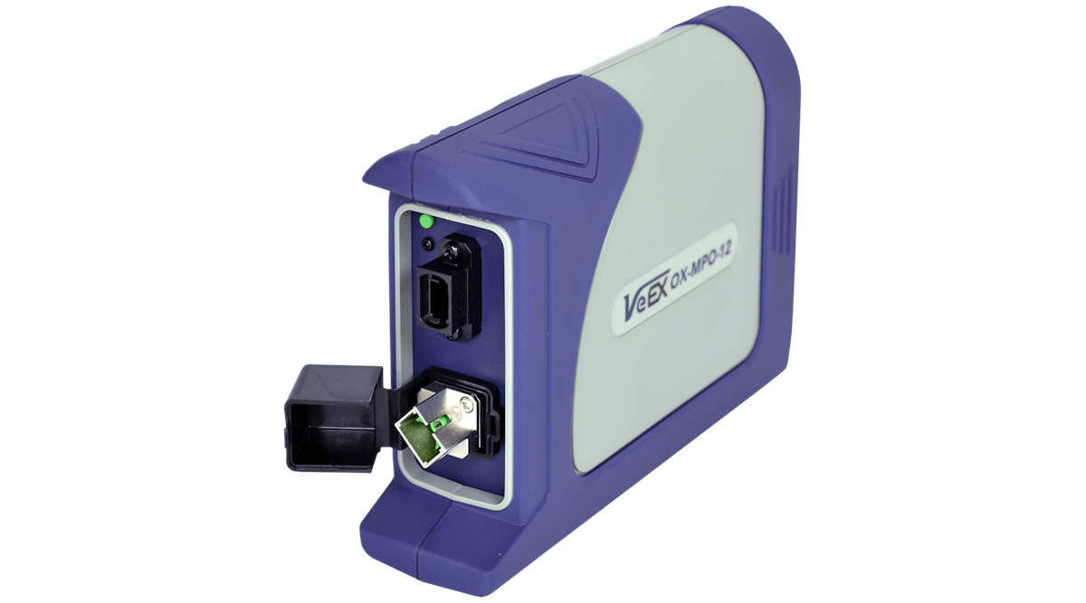 The OX-MPO-12 optical switch is one of the new offerings VeEX has launched at ECOC 2019.