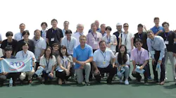 The JGA North cable loading ceremony attracted members of the WIDE Project, RTI management, and representatives from NEC and OCC.
