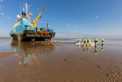The Super Highway 1 Rockabill shore-end cable lay. The Super Highway 1 Rockabill shore-end cable lay.