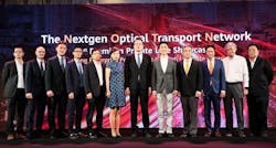 The teams from CAT and Huawei gathered at a ceremony to mark the launch of the OTN Premium Private Line service. The teams from CAT and Huawei gathered at a ceremony to mark the launch of the OTN Premium Private Line service.