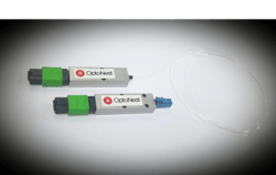 The 1x8 MPO Splitter Module (LC to MPO Connector) developed by OptoNest.