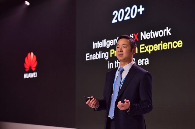 Kevin Huang, vice president and chief marketing officer of Huawei's Transmission & Access Network Product Line, discusses the new products at a Huawei products and solutions launch in London held last week.