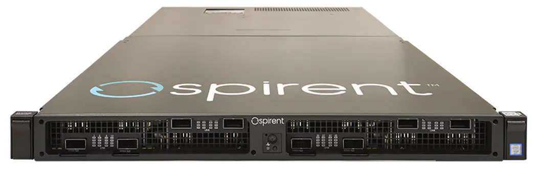 Spirent Rack Spirent Communications Spirent 400G 1U Appliance | Lightwave