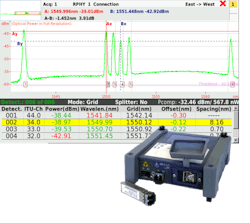 Viavi Occ 4056 C Module And Screenshot With Pass Fail Info (wavelength Nm)