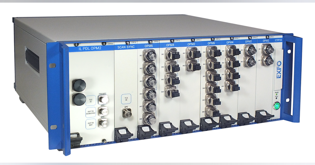 EXFO: IL PDL OPM2 New Module in CTP10 Component Testing Platform ...