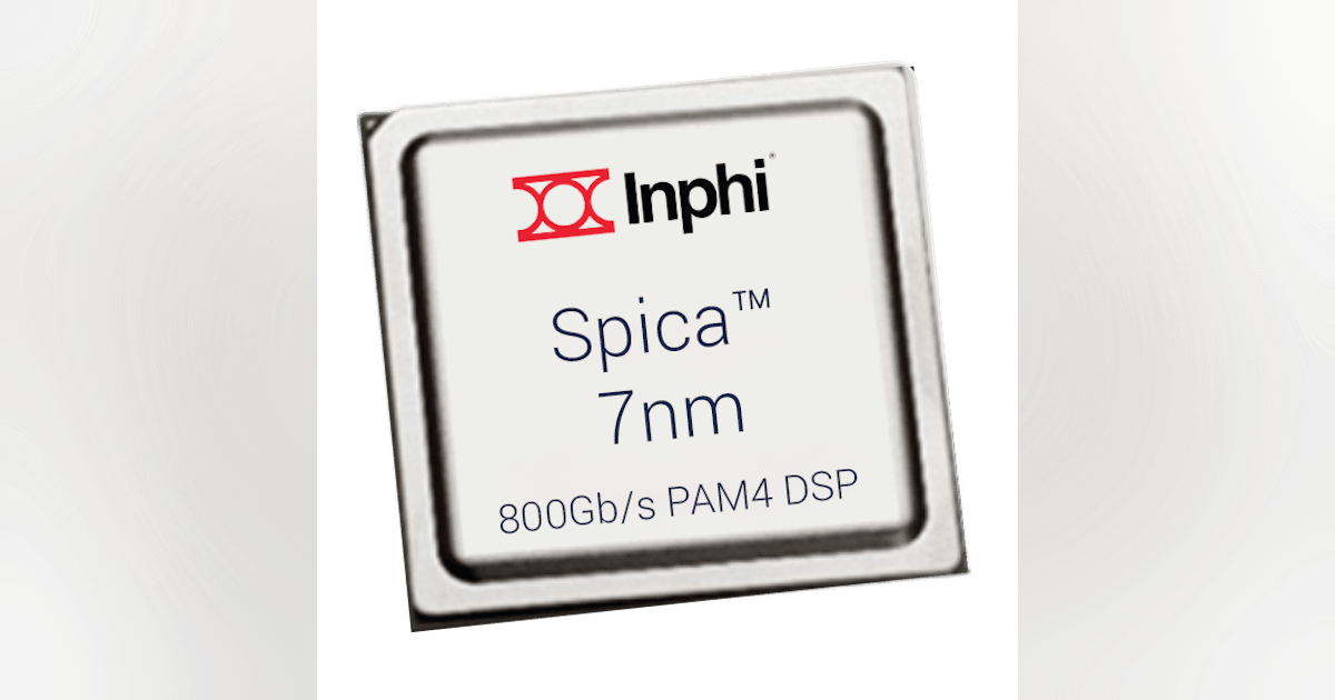 Inphi: Spica 800G 7 nm PAM4 DSP | Lightwave Online