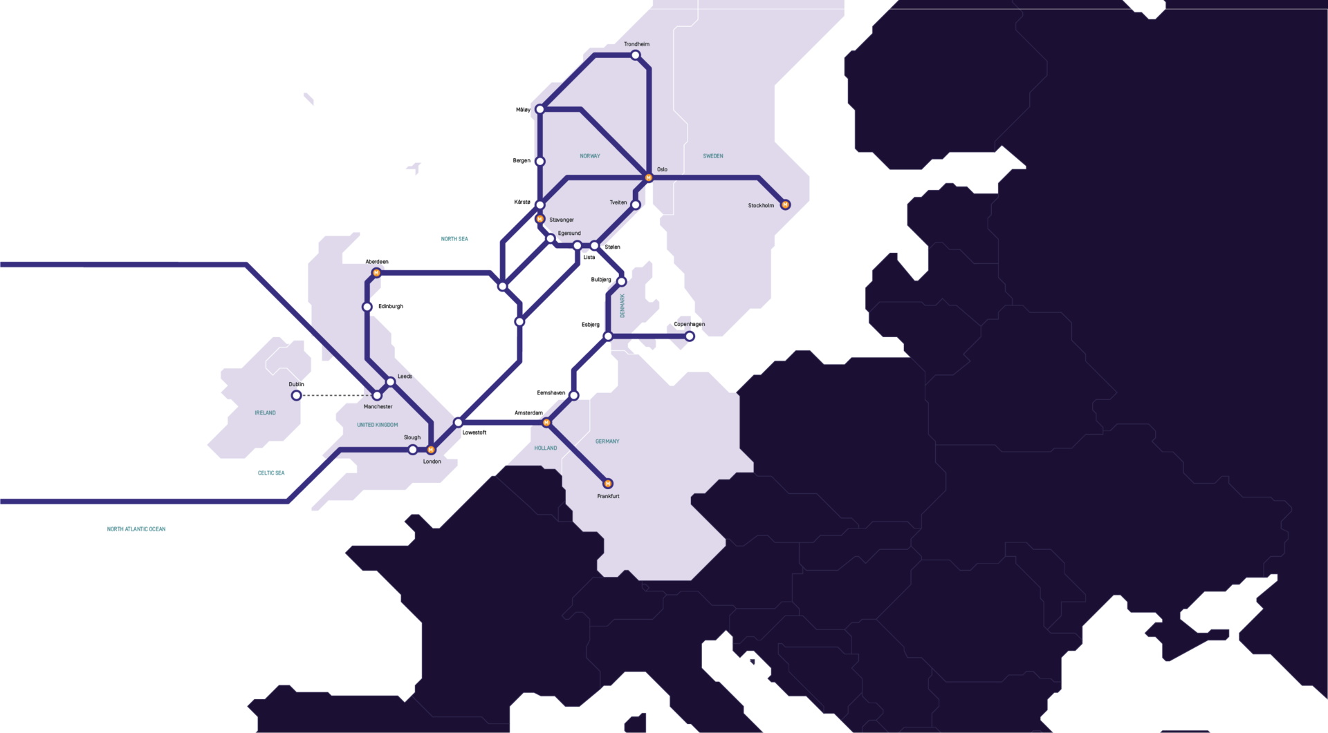 Tampnet offers low-latency connectivity through a combination of terrestrial and submarine network infrastructure.