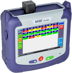 Technicians can use the FX182 Optical Channel Checker to measure CWDM and DWDM performance in 5G networks and the fiber deep installations in cable networks. Technicians can use the FX182 Optical Channel Checker to measure CWDM and DWDM performance in 5G networks and the fiber deep installations in cable networks.