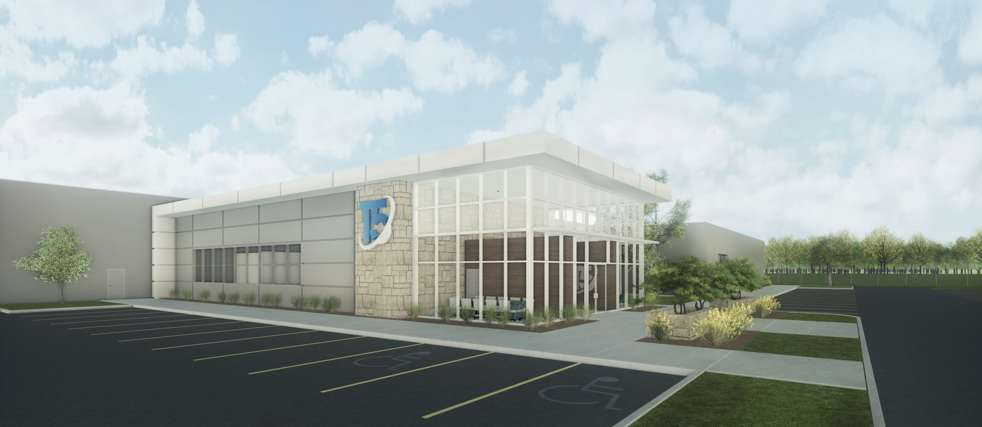 The T5@Augusta data center campus, shown here in an artist's rendering, will be designed to meet local needs for highly secure data center capabilities.