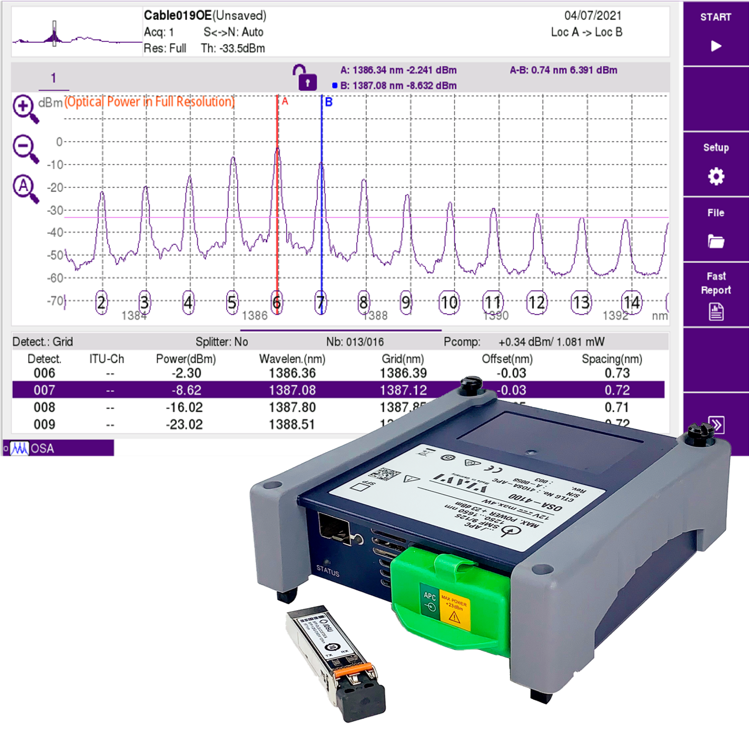 Viavi Nano Osa Module With New Ui 6201268c09823