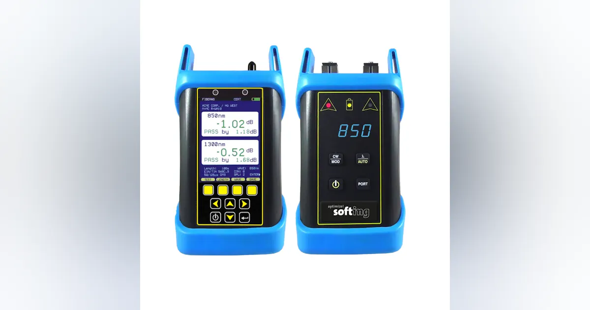 Softing FiberXpert 700 fiber-optic test kit aids Tier 1 multimode and ...