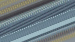 Figure 2. High-fill-factor MEMS mirror array chip for NxM WSS.