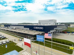 Corning has opened a new fiber manufacturing facility in Mszczon&oacute;w, Poland.