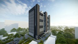 Rendering of Equinix JK1 International Business Exchange (IBX) in Jakarta, Indonesia. Rendering of Equinix JK1 International Business Exchange (IBX) in Jakarta, Indonesia.