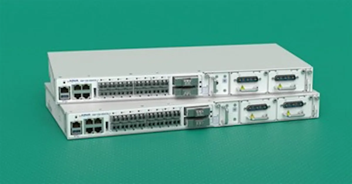 Adva Module ADVA adds time-sensitive networking to FSP 150-XG418 | Lightwave Online