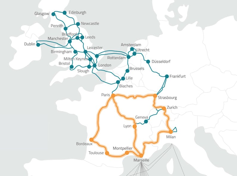 Zayo opens 400G fiber route connecting Paris and Marseille Lightwave