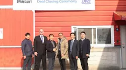Panduit recently acquired the subsea cable and pipe protection product portfolio and related technologies from South Korea marine manufacturer DWE. In attendance for the acquisition closing were (pictured left to right): Jung Hoon Shin, Director of DWE; Gary Humbert, Panduit Director of Business Development, Industrial Electrical Infrastructure; Seung Ho Shin, President/CEO of DWE; Harry Woo, Panduit Managing Director SVP, Asia Pacific; Bo Yeon Jung, Panduit Director of Business, Asia Pacific EP.