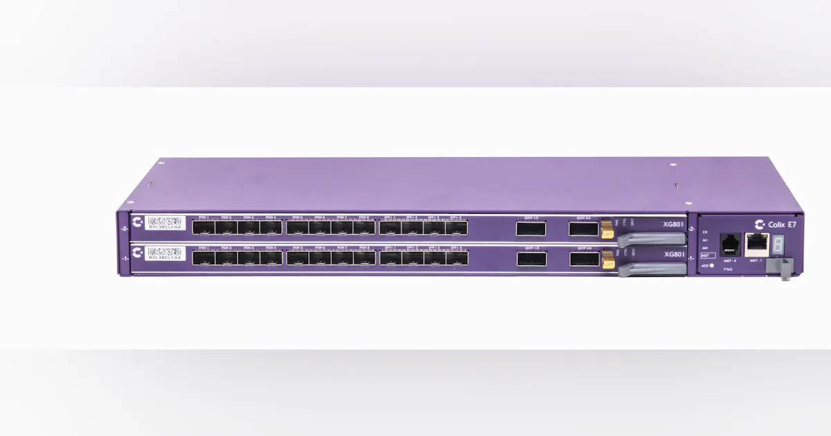 Calix: Calix Intelligent EDGE XG801 Line Card | Lightwave Online