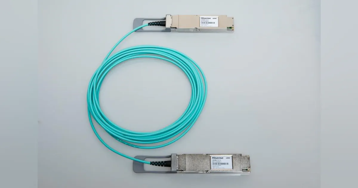 Embedded Direct Cable Hisense Broadband unveils 800G linear drive Optical Direct Attach Cable ...