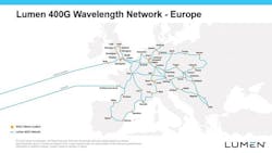 Lumen is rolling out 400G capabilities across its European network and two submarine cable links that connect to it. Lumen is rolling out 400G capabilities across its European network and two submarine cable links that connect to it.