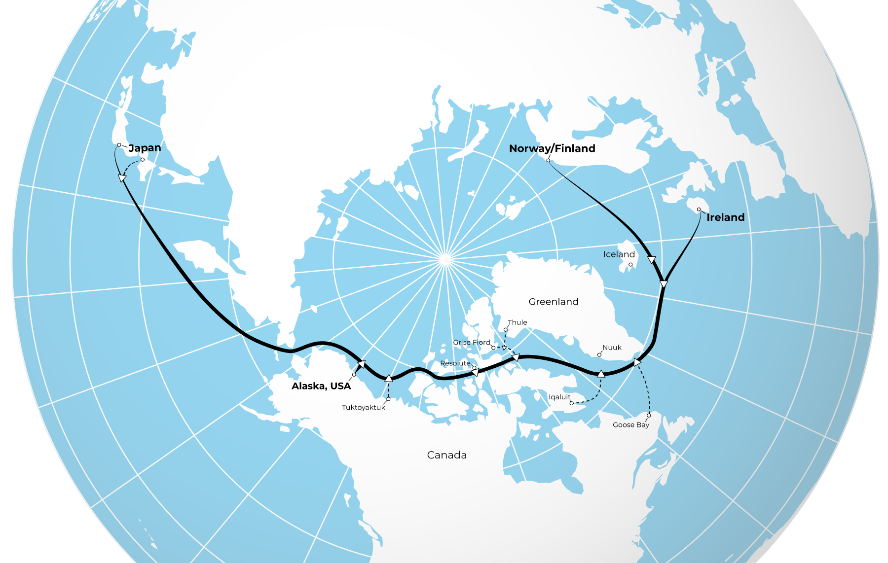 The Far North Fiber submarine cable system will leverage an Arctic route to connect Europe, Asia, and North America.