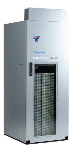 Figure 4. Photo of the robotic patch panel used in the TopoOpt demonstration.