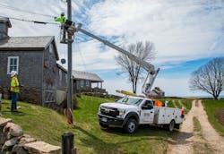 New Shoreham, RI, located on Block Island, RI, has lit a fully self-funded FTTH network. New Shoreham, RI, located on Block Island, RI, has lit a fully self-funded FTTH network.