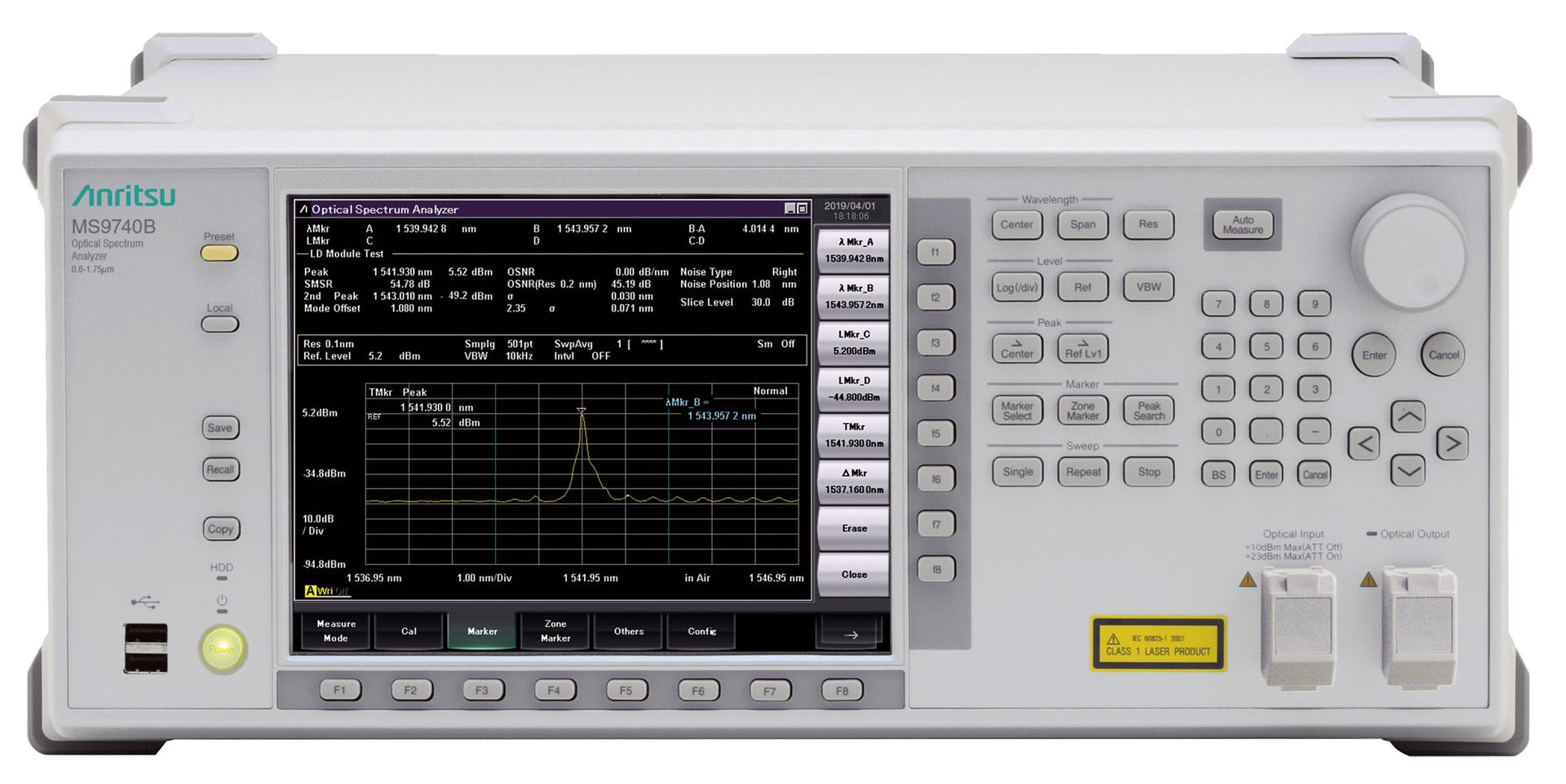 Anritsu serves up an enhanced MS9740B Optical Spectrum Analyzer Lightwave