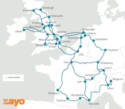 Zayo's European network now includes 400G capabilities. Zayo's European network now includes 400G capabilities.