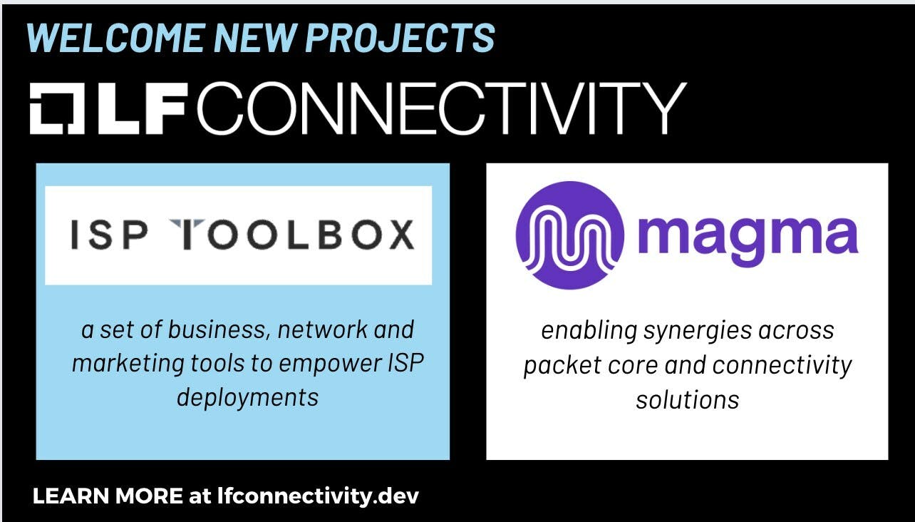 Linux Foundation Connectivity grows portfolio with ISP Toolbox and Magma projects.