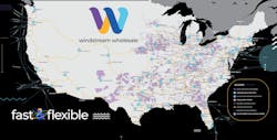 Windstream Wholesale&apos;s growing fiber network.