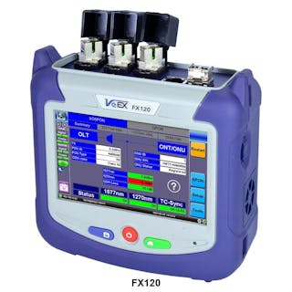 VeEX Inc.: FX120 PON Analyzer and Multi-Gig Service QoE Test Set 