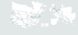 Zayo&apos;s global fiber network.