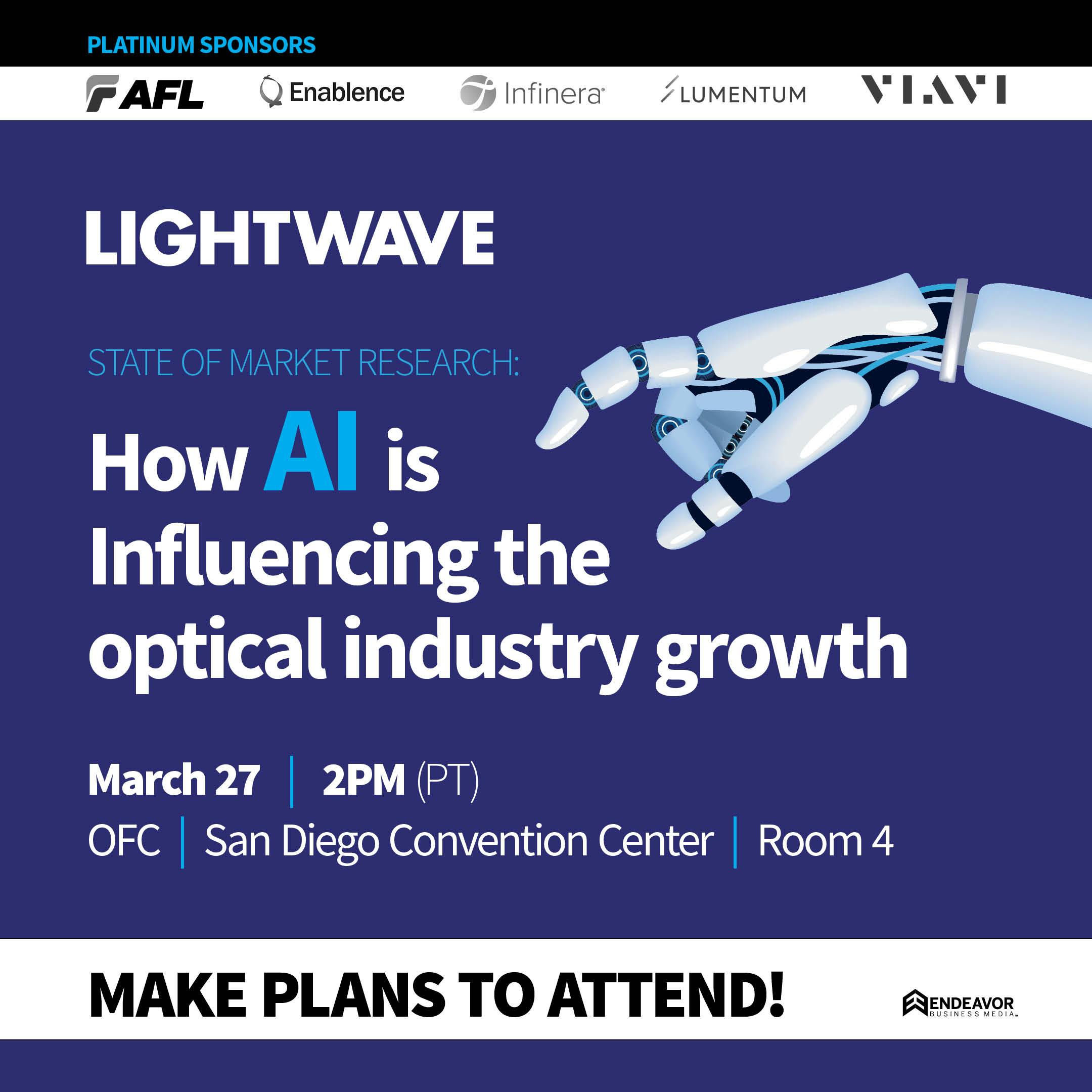 How AI is influencing the optical industry growth | Lightwave