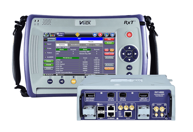 VeEx's RXT-6800 platform.