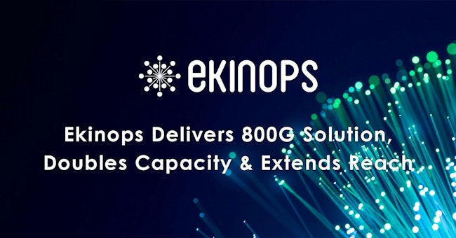 Ekinops establishes 800G position with a new pluggable module.